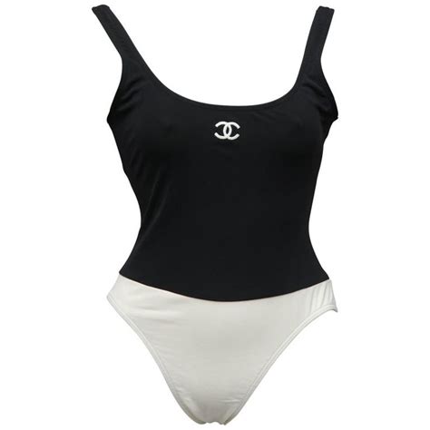 chanel black white swimsuit|Chanel swimwear official website.